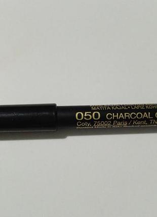 Карандаш для глаз max factor kohl pencil 050 charcoal grey