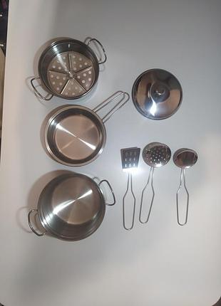 Посуд іграшковий кухонний дитячий метал