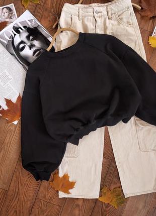 Свитшот в стиле оверсайз