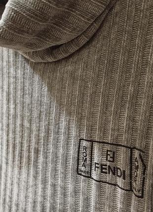 Тепла сукня в рубчик fendi