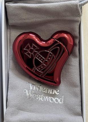 Оригинальн! новая зажигалка vivienne westwood orb heart красный глянцевый электронная с коробкой японя