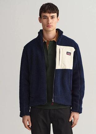 Толстовка , меховушка, шерпа чоловіча gant