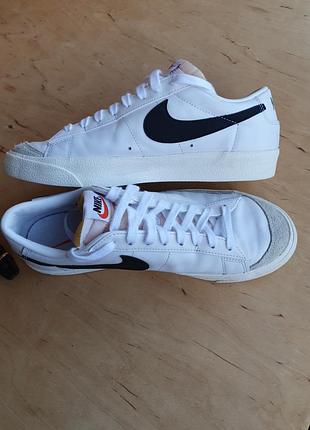 Оригинальные мужские кроссовки сникерсы шузы кеды nike blazer low ‘77 vintage da6364-101 размер 28/ 9/ 44