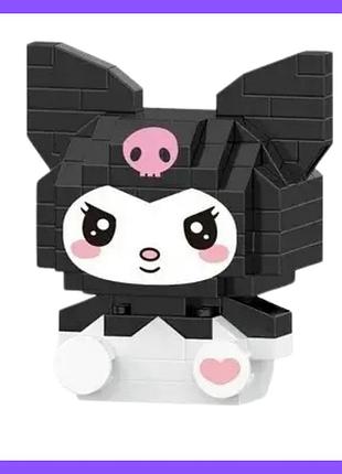 Конструктор kuromi – 226 деталей, милый 3d-набор для поклонников sanrio в красивой подарочной коробке