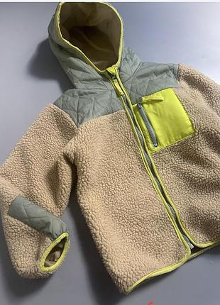 Куртка на хлопчика 134 штучне хутро sinsay