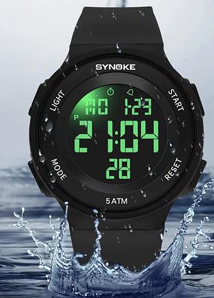 Годинник чоловічий військовий спортивний кварцевий synoke водонепроникний