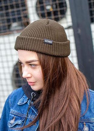 Шапка бiнi without leon 21 жіноча хакі