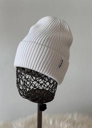 Женская стильная шапка с кашемиром и флисом — 13 цветов