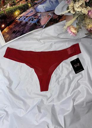 Трусики стринги м от hunkemoller invisible tango red