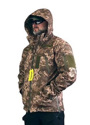 Куртка зимняя тактическая пиксель slimtex / omni-heat.