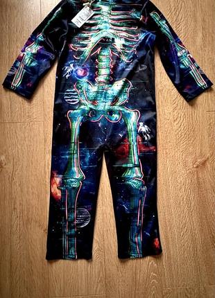 Костюм на хелловін скелет 5-6 років 110-116 см