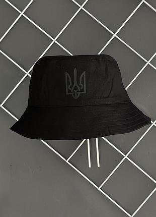 Панама чорна герб чорний лого