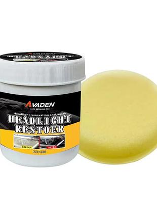 Полироль для автомобильных фар – паста для восстановления прозрачности, удаления царапин и окисления 150 г