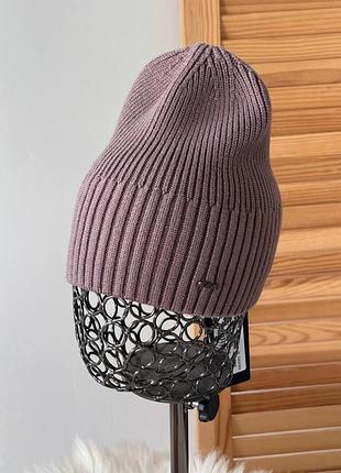 Женская стильная шапка с кашемиром и вискозой