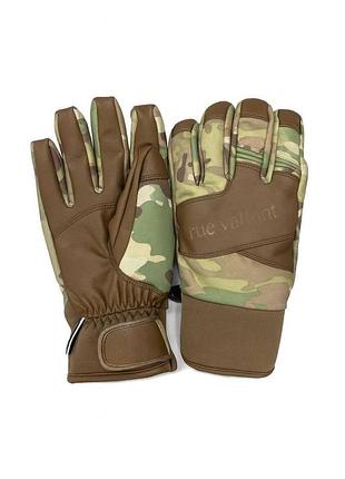 Варежки зимние мультикам 3m 2.0 soft-shell + флис