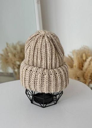 Женская шапка 🧶крупная вязка🧶осень/зима