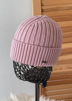 Женская стильная шапка с кашемиром и вискозой