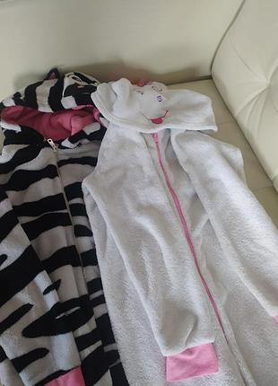 Кигуруми _ теплая одежда _ пижама тепла р 134 замера