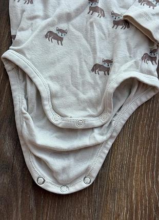 Боді дитячий з лисичками h&m 6