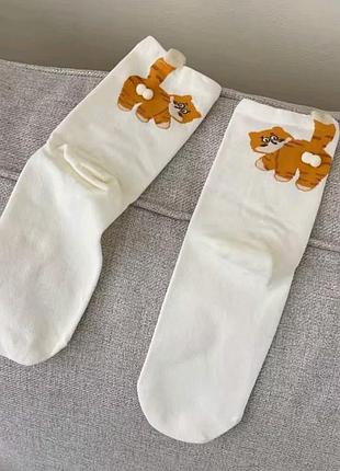 Носки с котиком,36-38