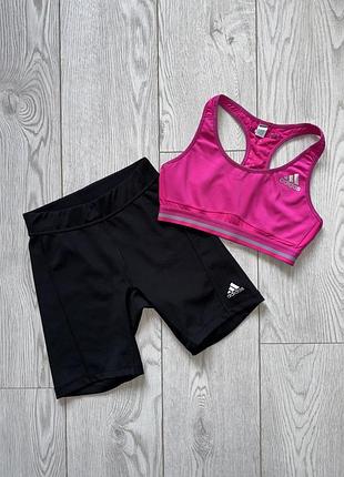 Комплект adidas топ і шорти