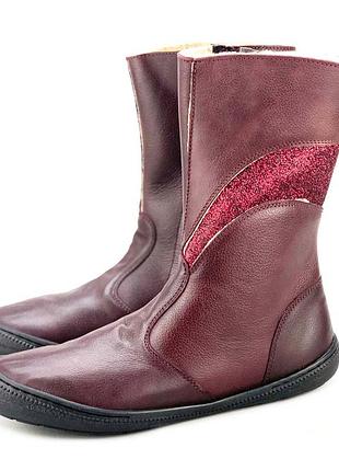 Зимние женские сапоги из натуральной кожи sho.e.b.76