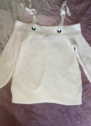 Светр з відкритими плечима 6