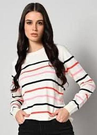 Стильний жіночий светр у смужку, розмір s