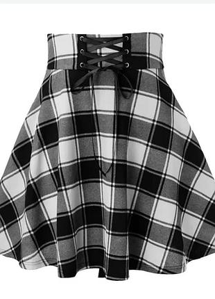 Юбка в клетку