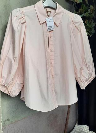 Новая рубашка бледно-розового цвета