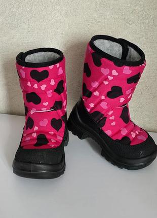 Kuoma зимние сапоги на липучке 23р.