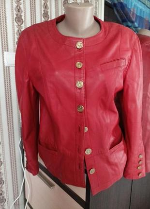Піджак жіночий натуральної шкіри-лайка розмір ,s,m