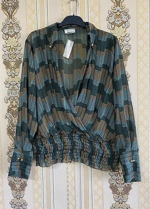 Стильна легка блуза, блузка батал