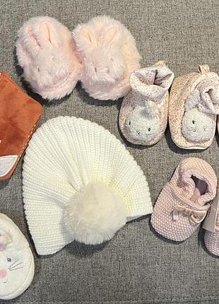 Пінетки 0-3-6 місяців малюкам