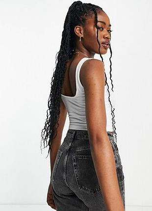 Белый коттоновый, хлопковый, хлопковый боди miss selfridge