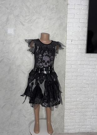 Карнавальна сукня на хелоуін на  дівчинку 9-10р halloween 🎃