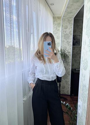 Блузка zara прошва