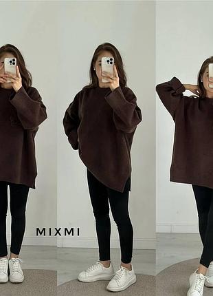 Костюм женский теплый свитер + лосины