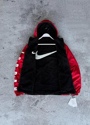 Мужская теплая двусторонняя куртка nike jordan осень зима