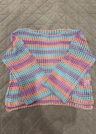 Кофтинка - сіточка, легка вʼязка, л розмір