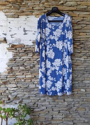 Віскозне у квіти 💐 плаття 👗 великого розміру