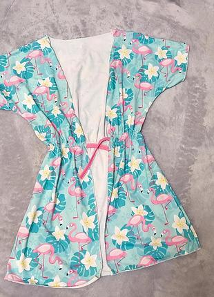 Пляжная накидка детская 4-6р.