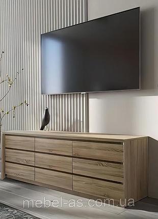 Комод дуб сонома на 9 шухляд