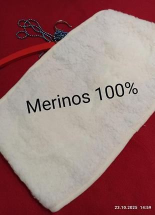 Новый шерстяной  пояс для спины  из шерсти мериноса , размер хл - ххл италия