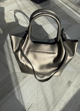 Сумка шкіряна 2в 1