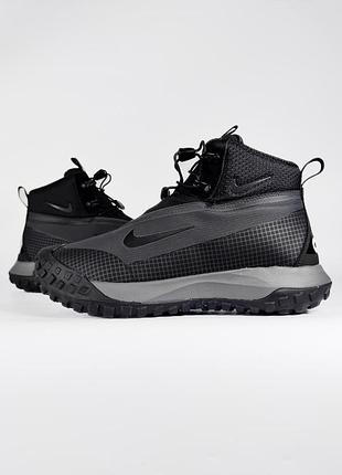 Nike acg mountain fly gore-tex fur black/dark grey 3