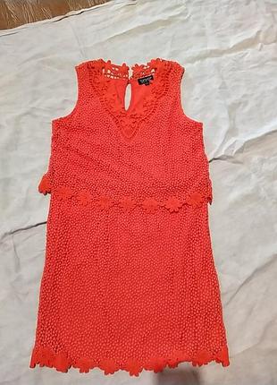 Красивое ажурное платье