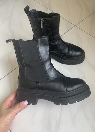 Шкіряні ботинки, челсі 36