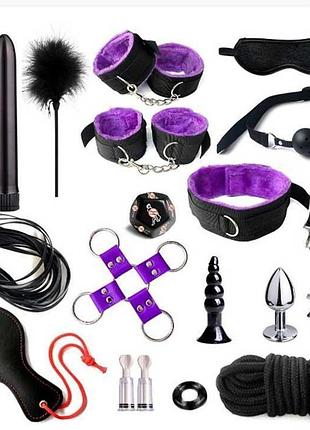 Бдсм набор (бандажный набор) из 17 предметов