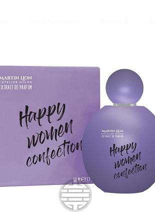 Женский парфюм martin lion happy women confection, 50 мл